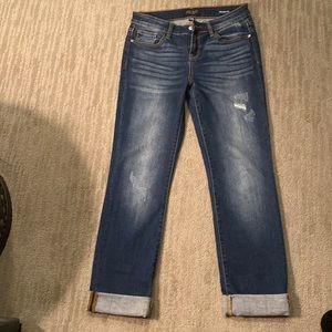 Judy Blue Elliana Mid Rise Straight Jean